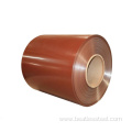 Embossed color coated aluminum coil for building material